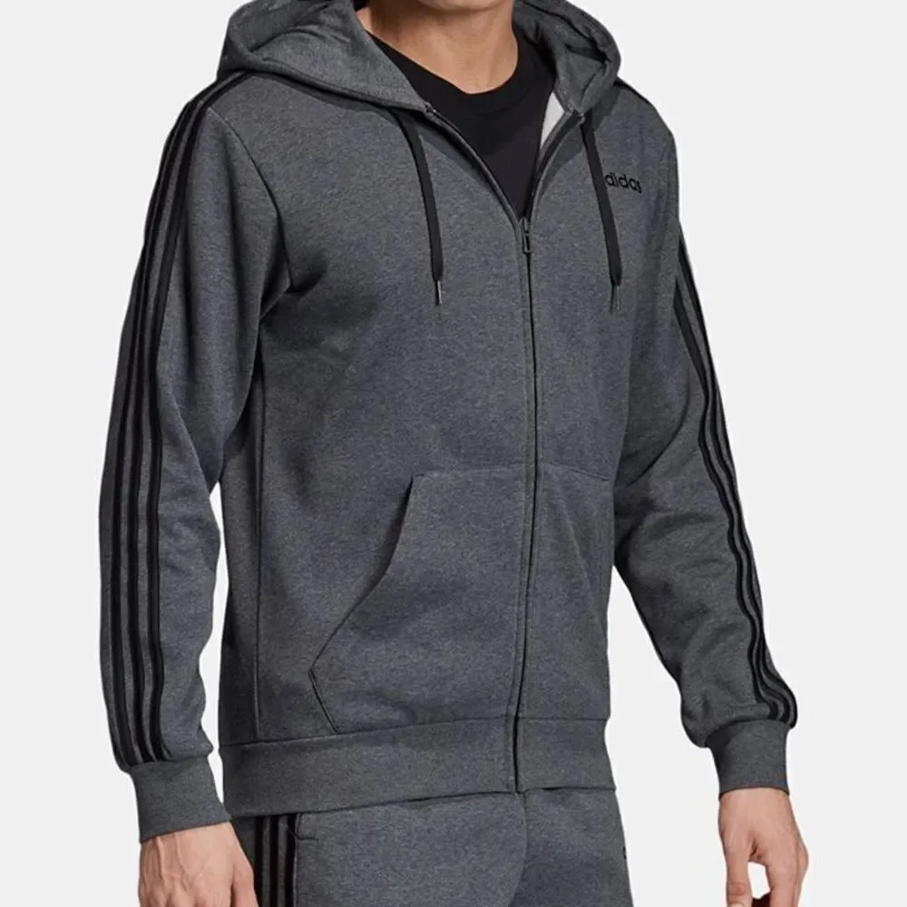 ✨2xHP✨adidas Essentials 3-Stripes FleeceZipHoodie✨